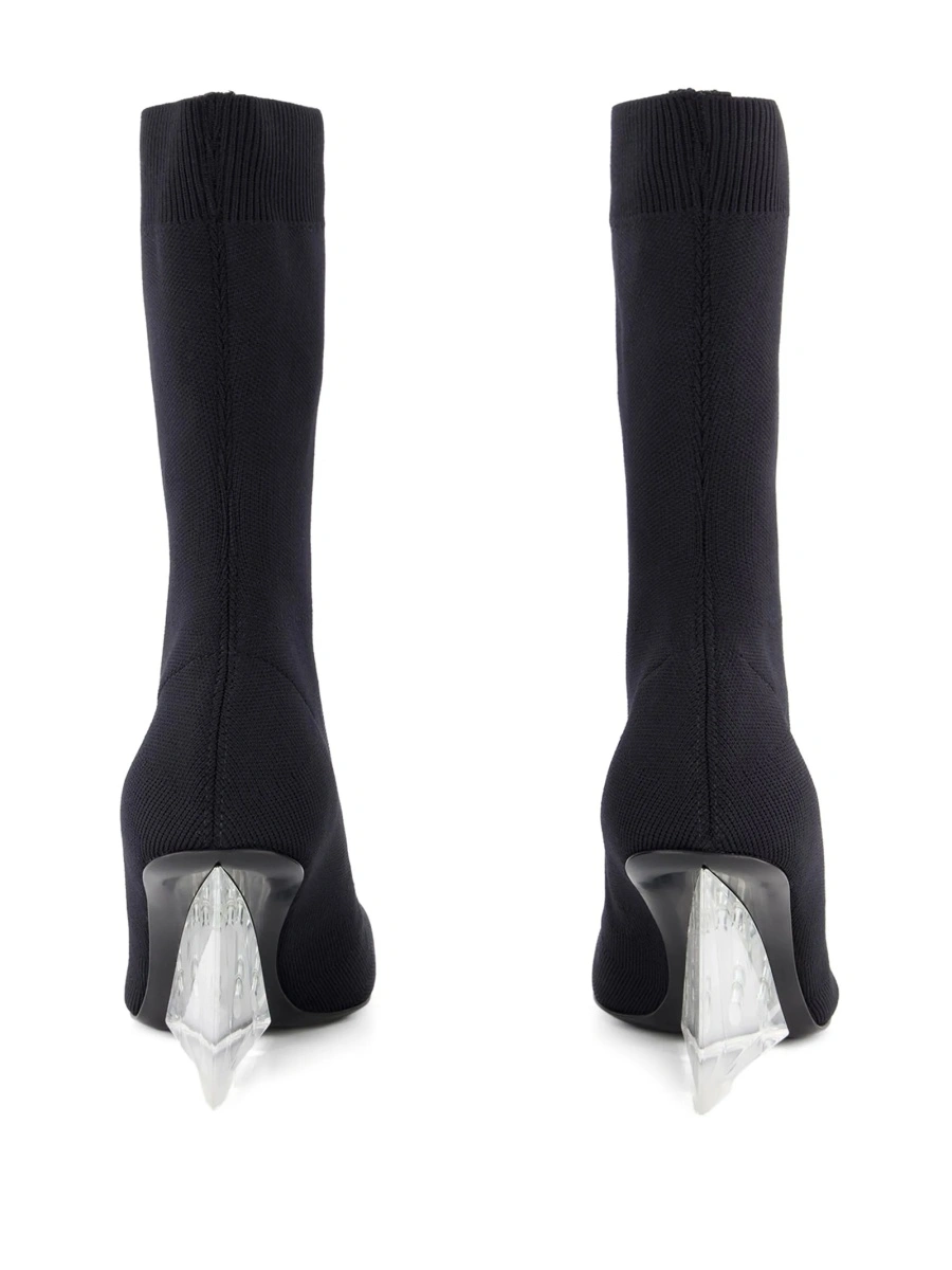 Incaltaminte Alexander McQueen neagra din material textil - Img 3