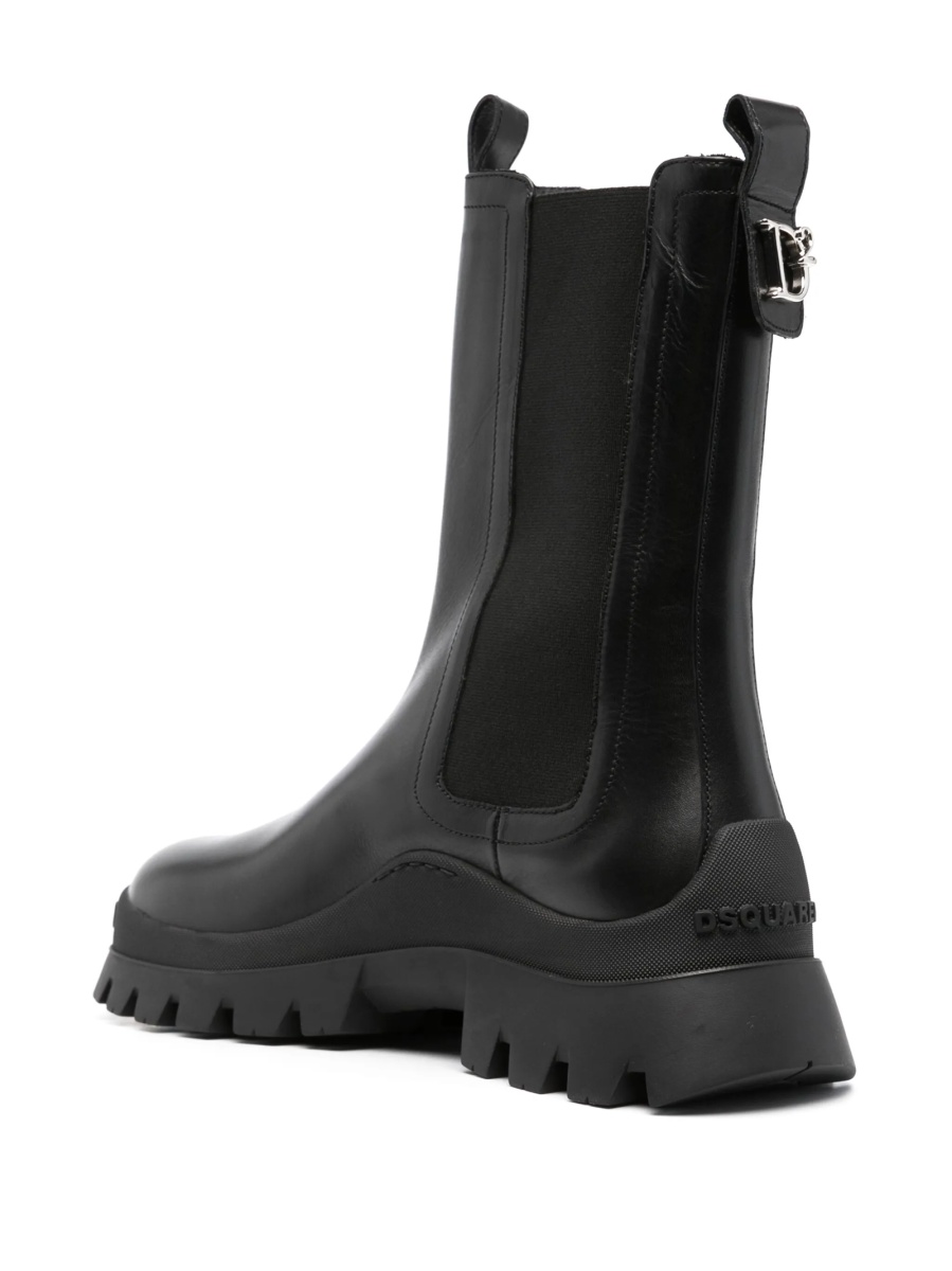 Incaltaminte DSQUARED2 neagra din piele - Img 3