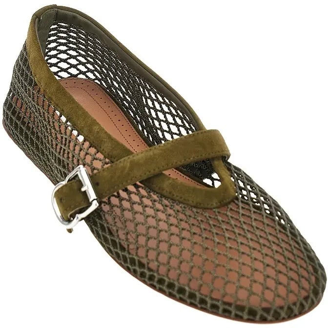 Incaltaminte Fishnet ballerina flats - Img 2