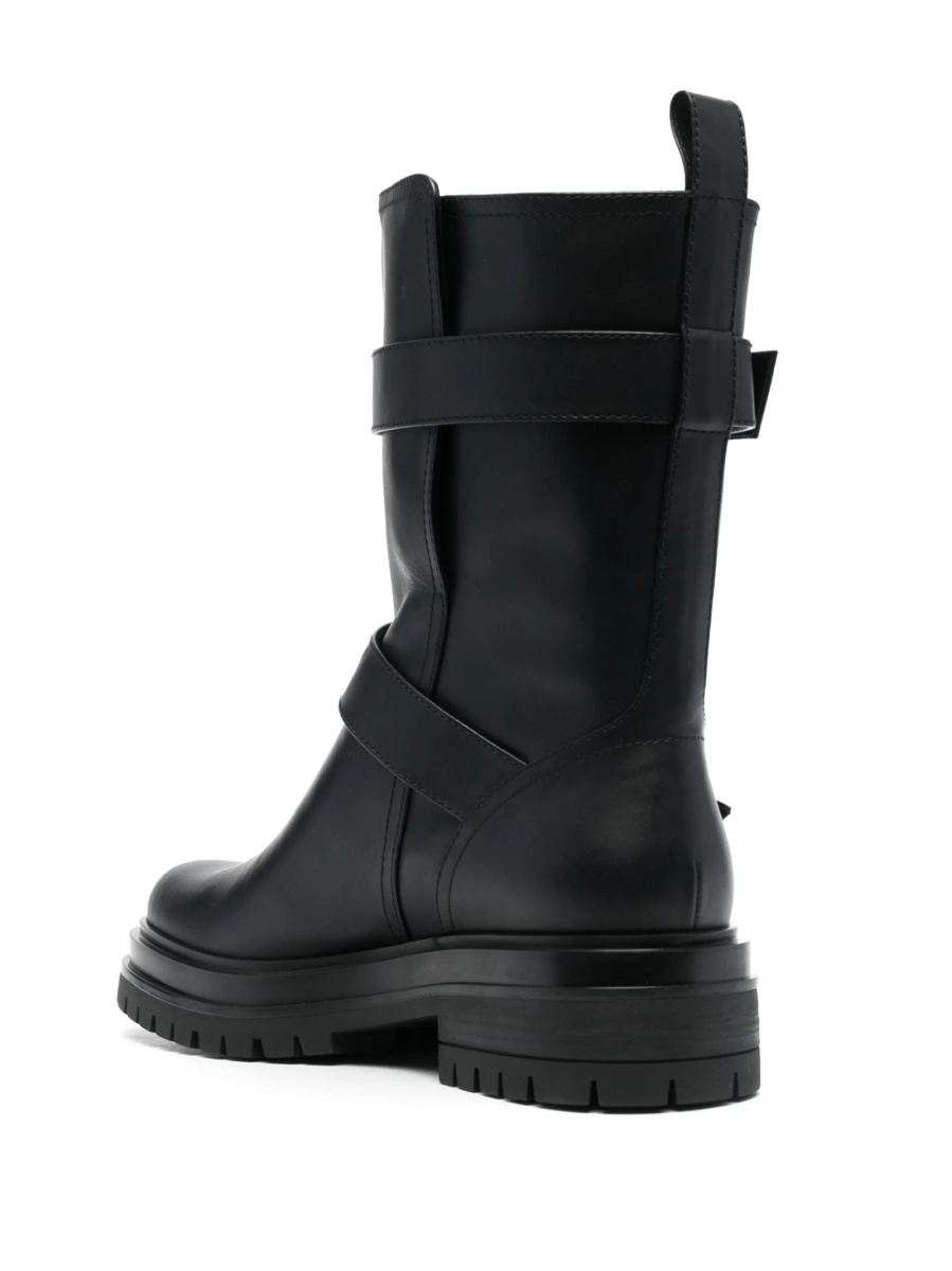 Incaltaminte Gianvito Rossi neagra din piele - Img 3