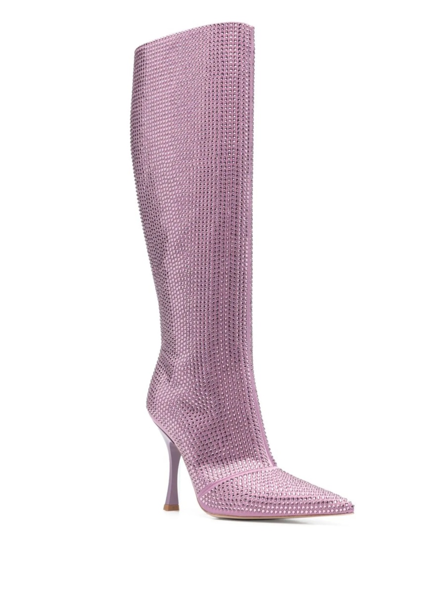 Incaltaminte LEONIE HANNE X LIU JO violet din material textil - Img 2