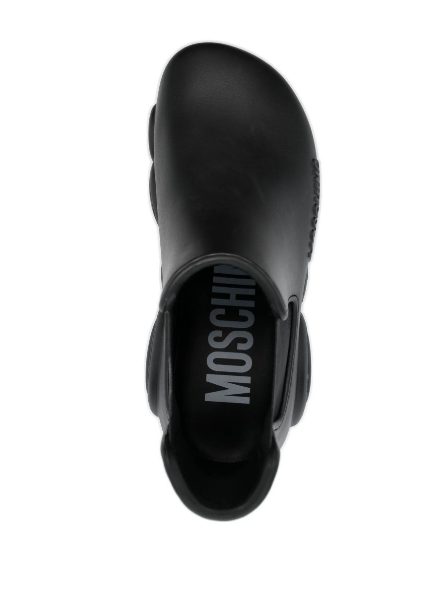 Incaltaminte Moschino neagra din cauciuc - Img 4