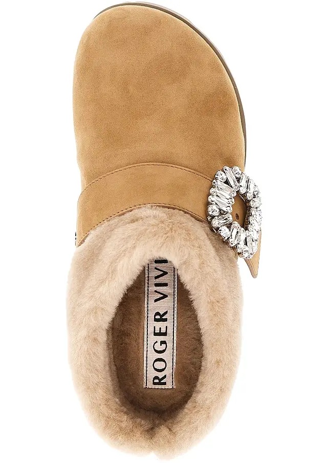 Incaltaminte Suede leather Slidy Viv' mules - Img 4