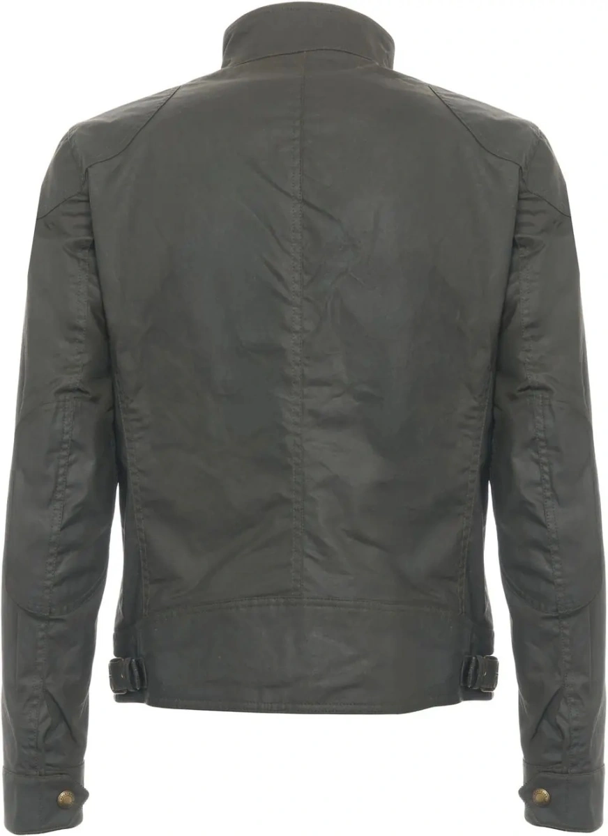Jacheta Belstaff verde 'Racemaster' - Img 3