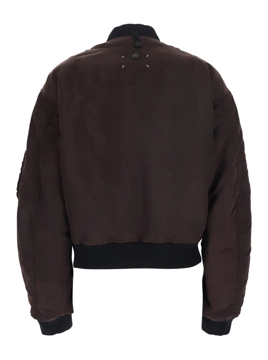 Jacheta Brown Jacket with Reversible Design and Pocket on the Sleeve in Tech Fabric Women - Img 2