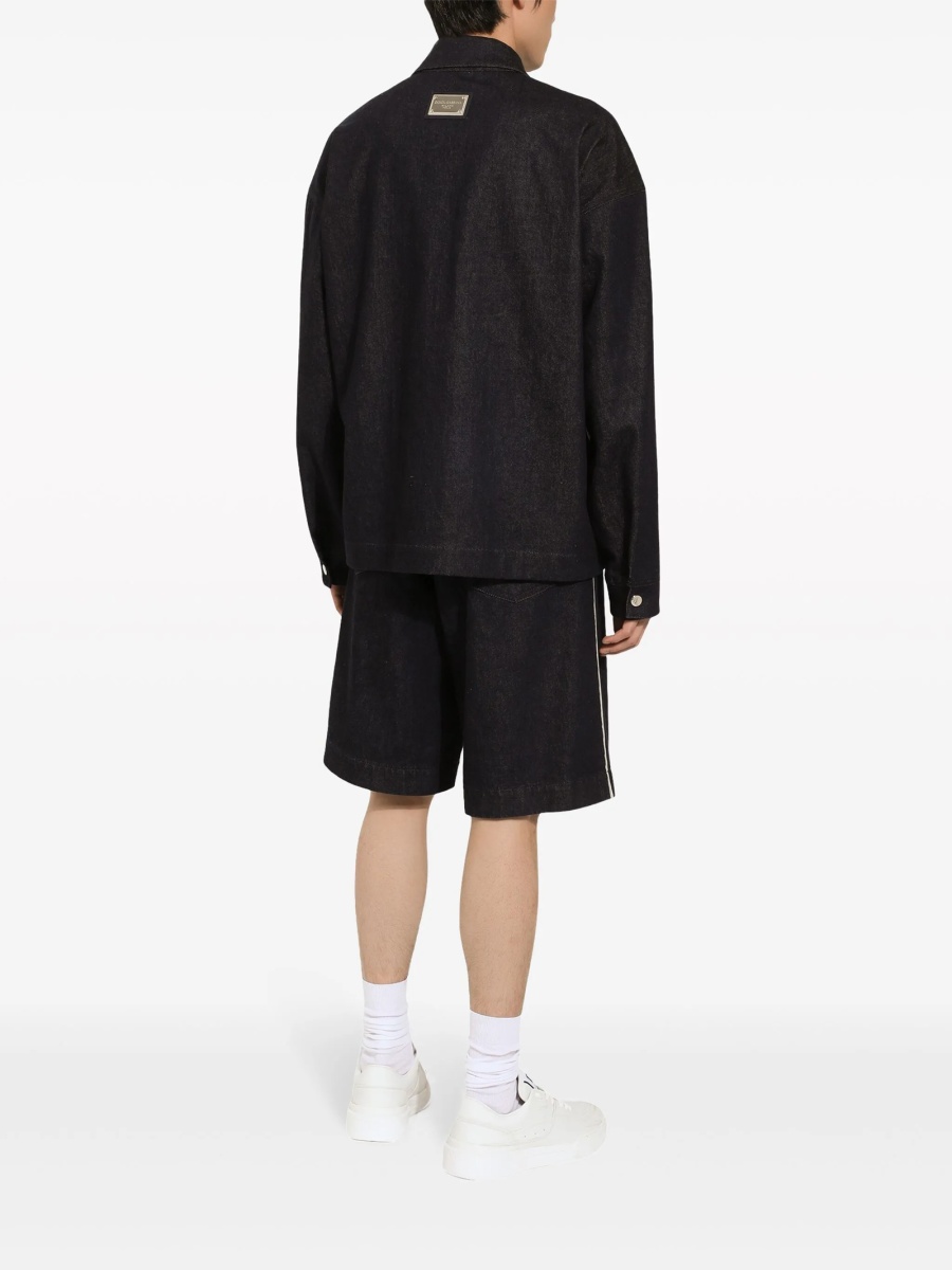 Jacheta camasa Dolce &amp; Gabbana neagra - Img 4