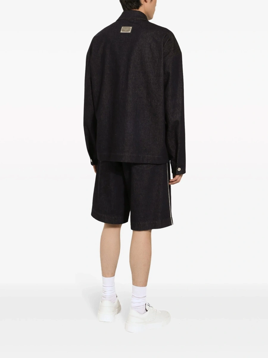 Jacheta camasa Dolce &amp; Gabbana neagra - Img 4
