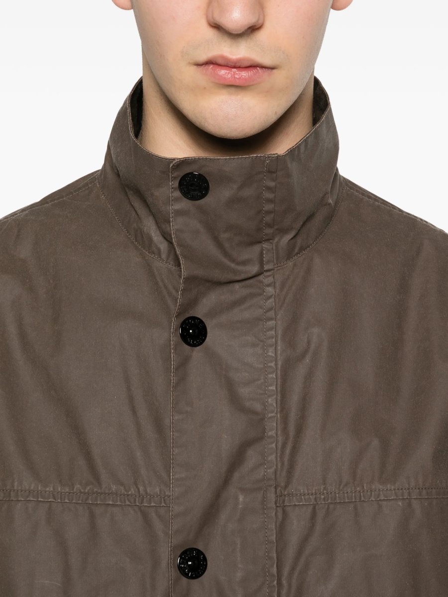 Jacheta camasa Stone Island maro - Img 5
