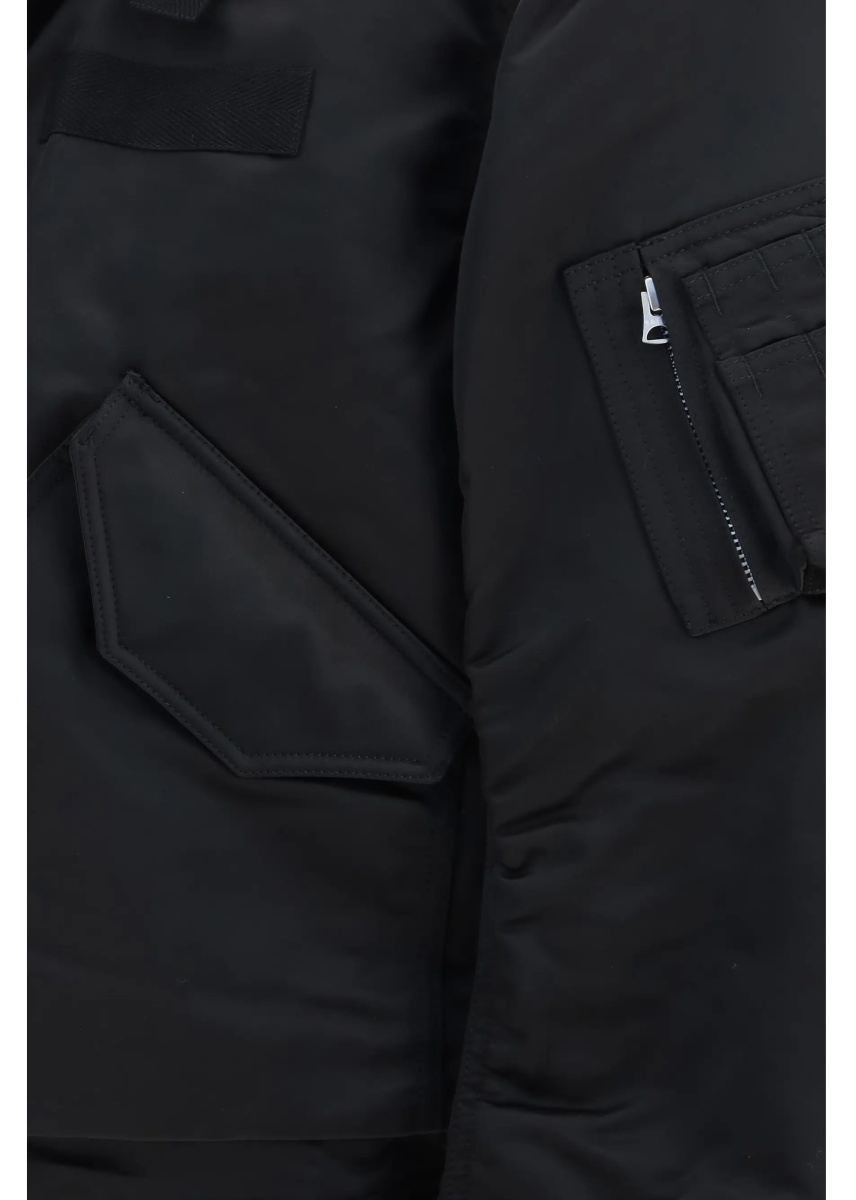 Jacheta Cotton chino and nylon twill double Jacket - Img 4