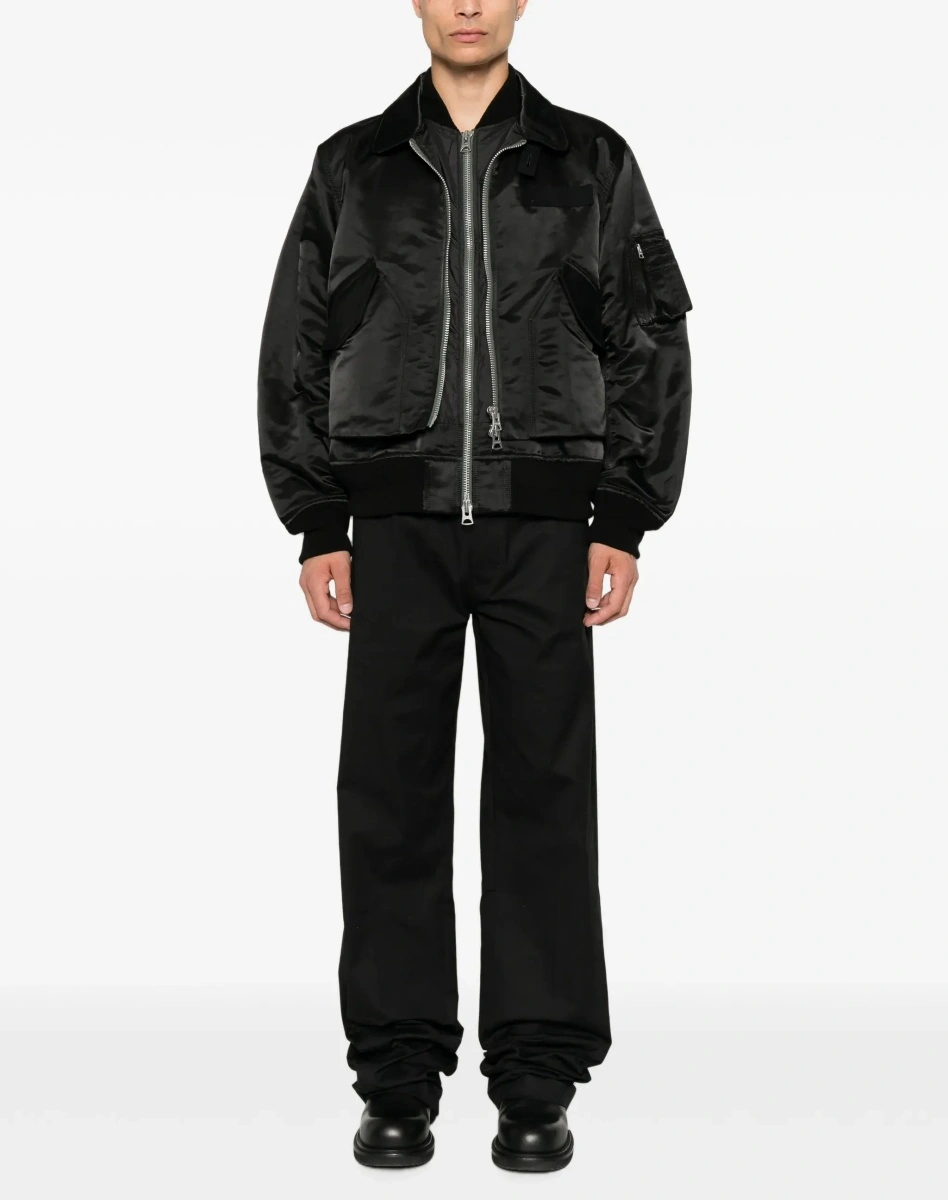 Jacheta Cotton chino and nylon twill double Jacket - Img 5