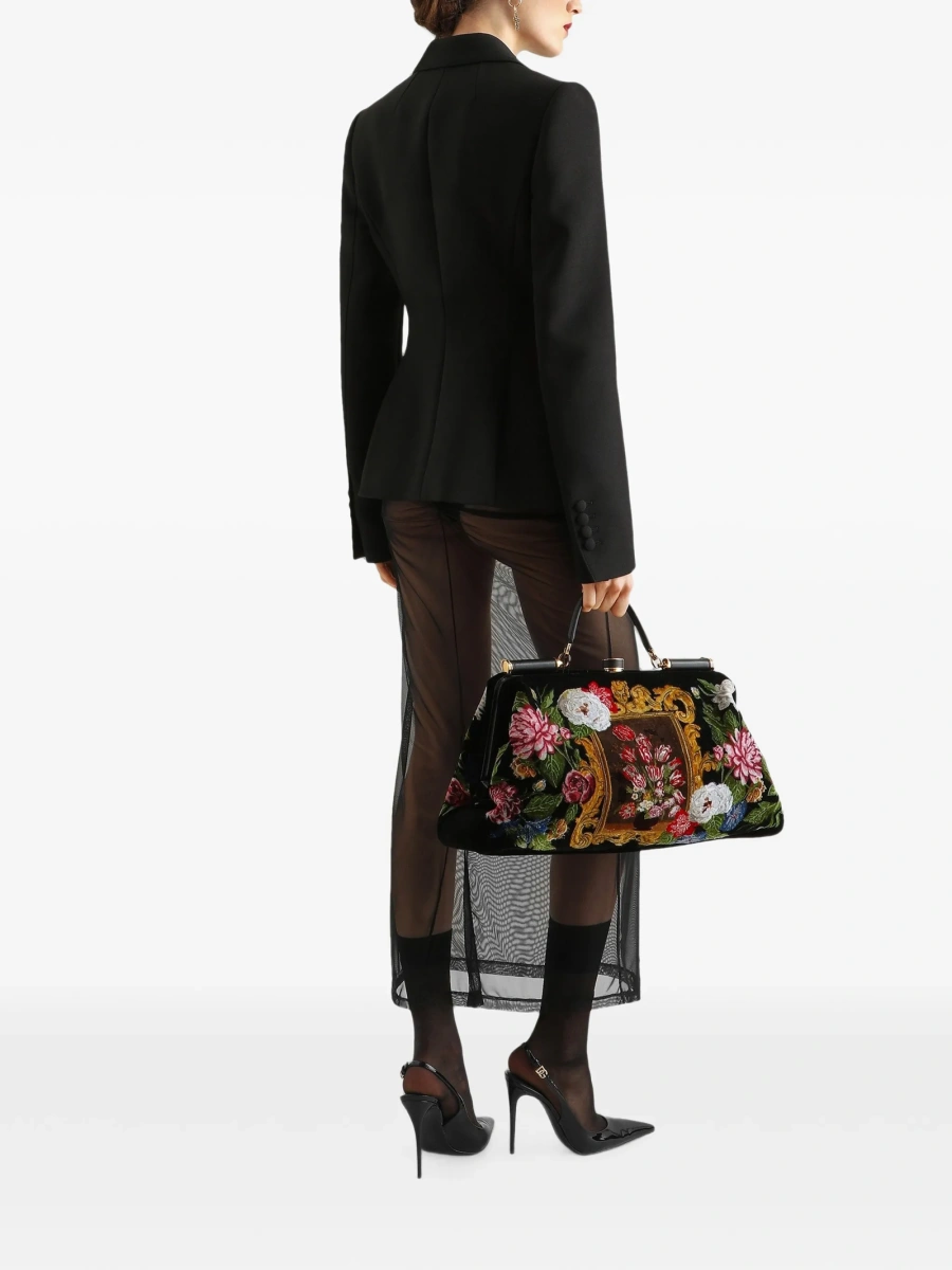 Jacheta Dolce &amp; Gabbana neagra din lana - Img 3