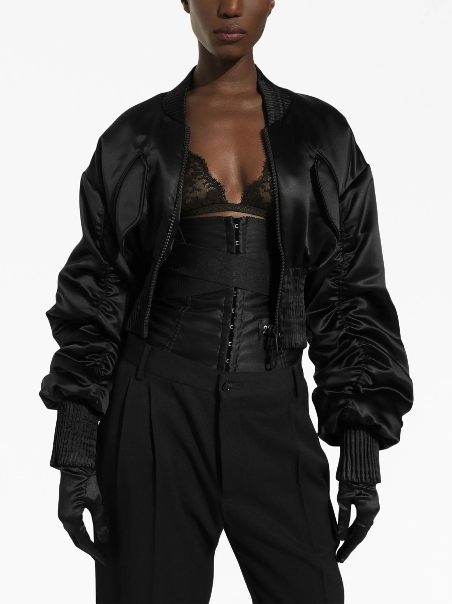 Jacheta Dolce &amp; Gabbana neagra - Img 4