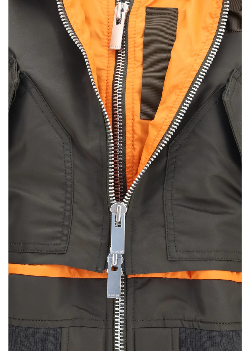 Jacheta Double-zip nylon Jacket - Img 3