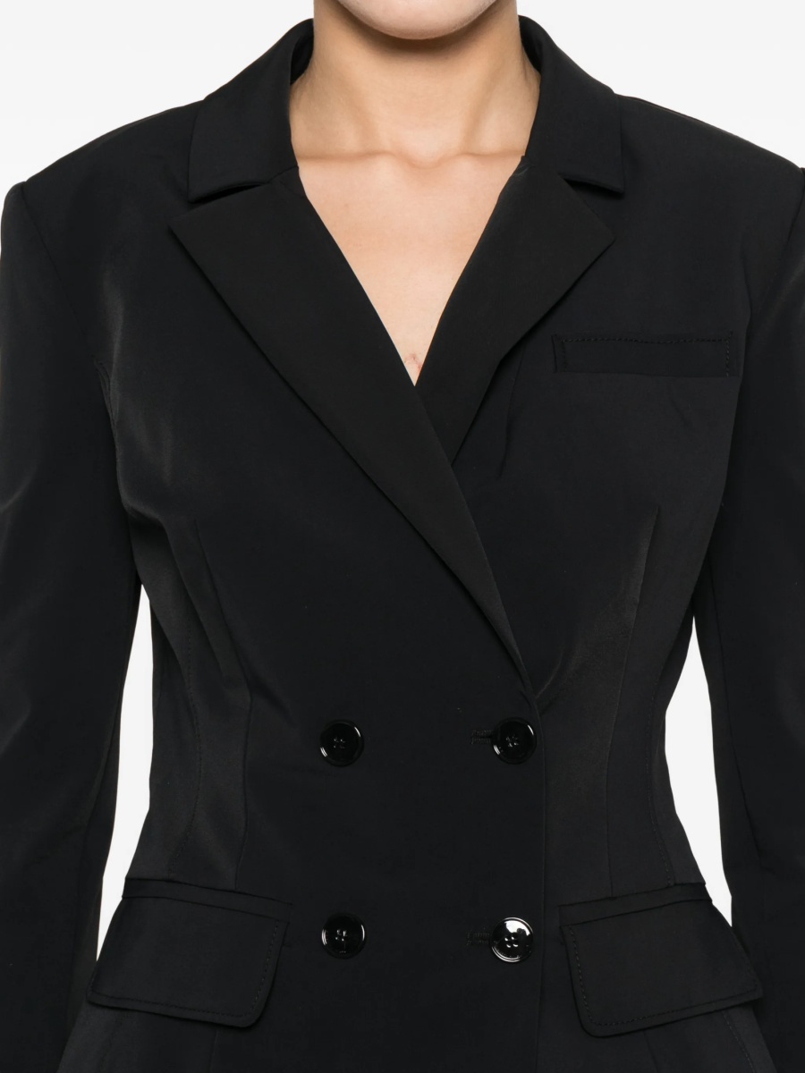 Jacheta Elisabetta Franchi neagra din elastan si poliamida - Img 5