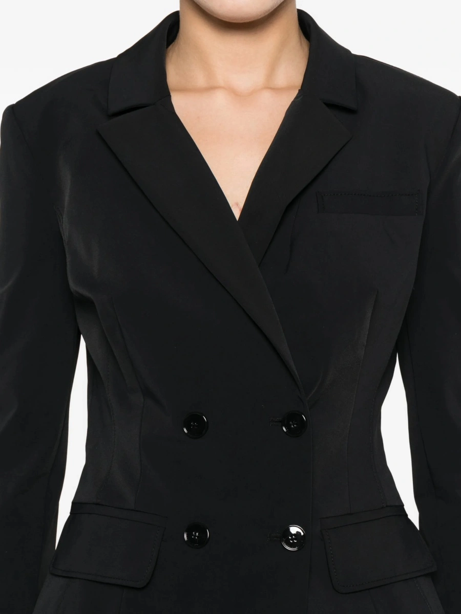 Jacheta Elisabetta Franchi neagra din elastan si poliamida - Img 5