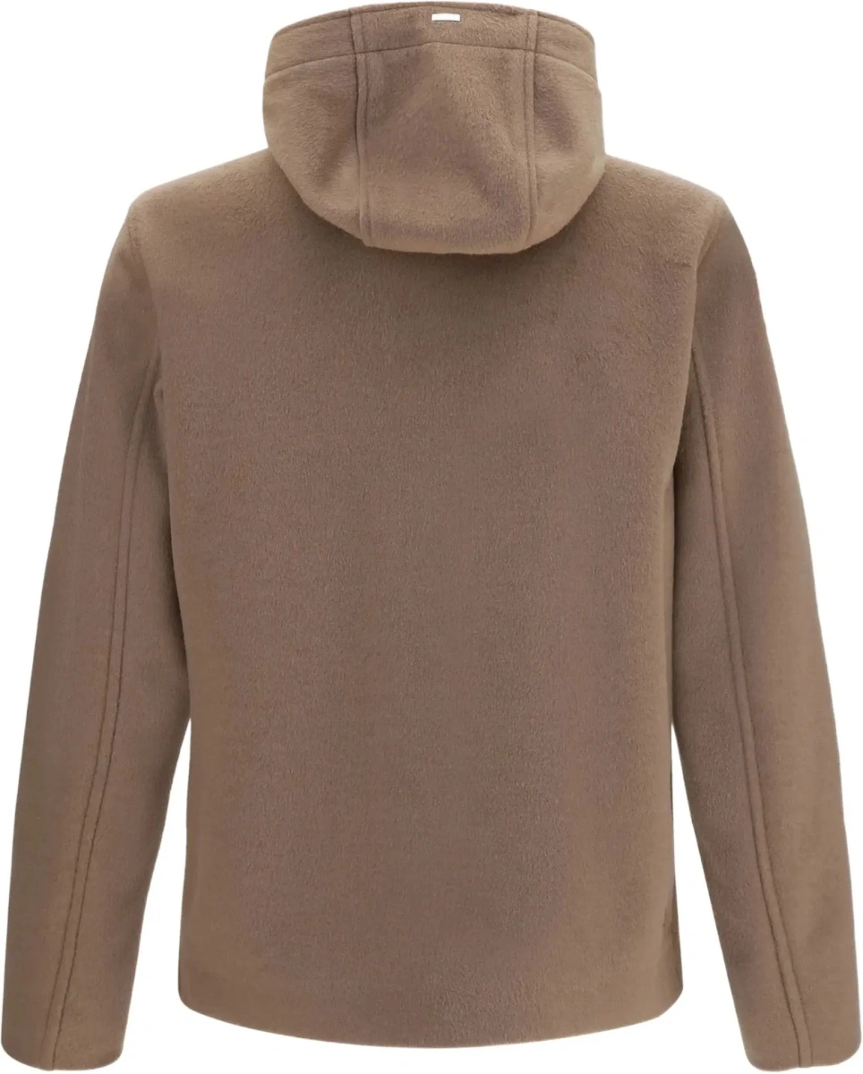 Jacheta Hooded button-front Jacket - Img 4