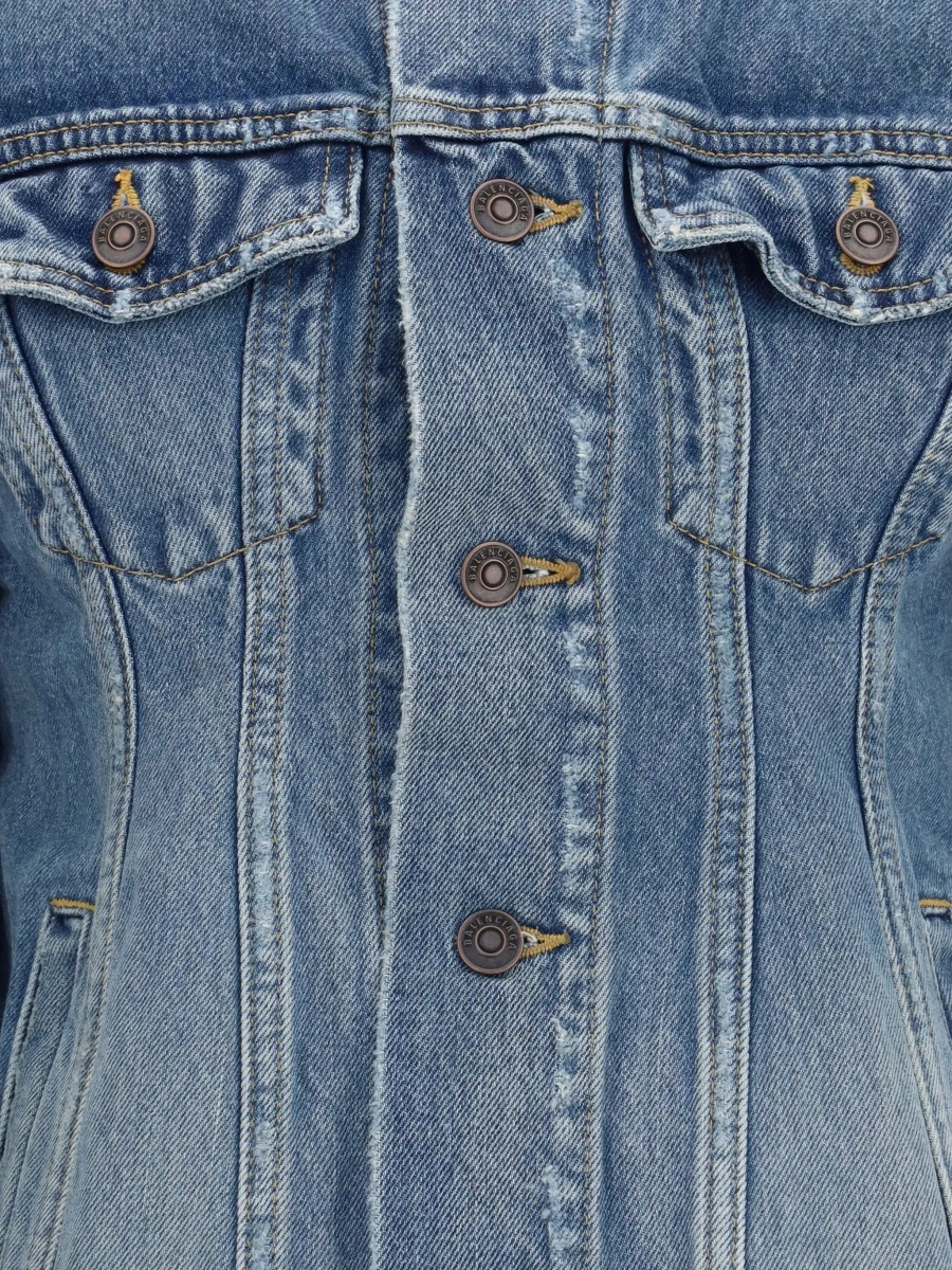 Jacheta Hourglass denim Jacket - Img 5
