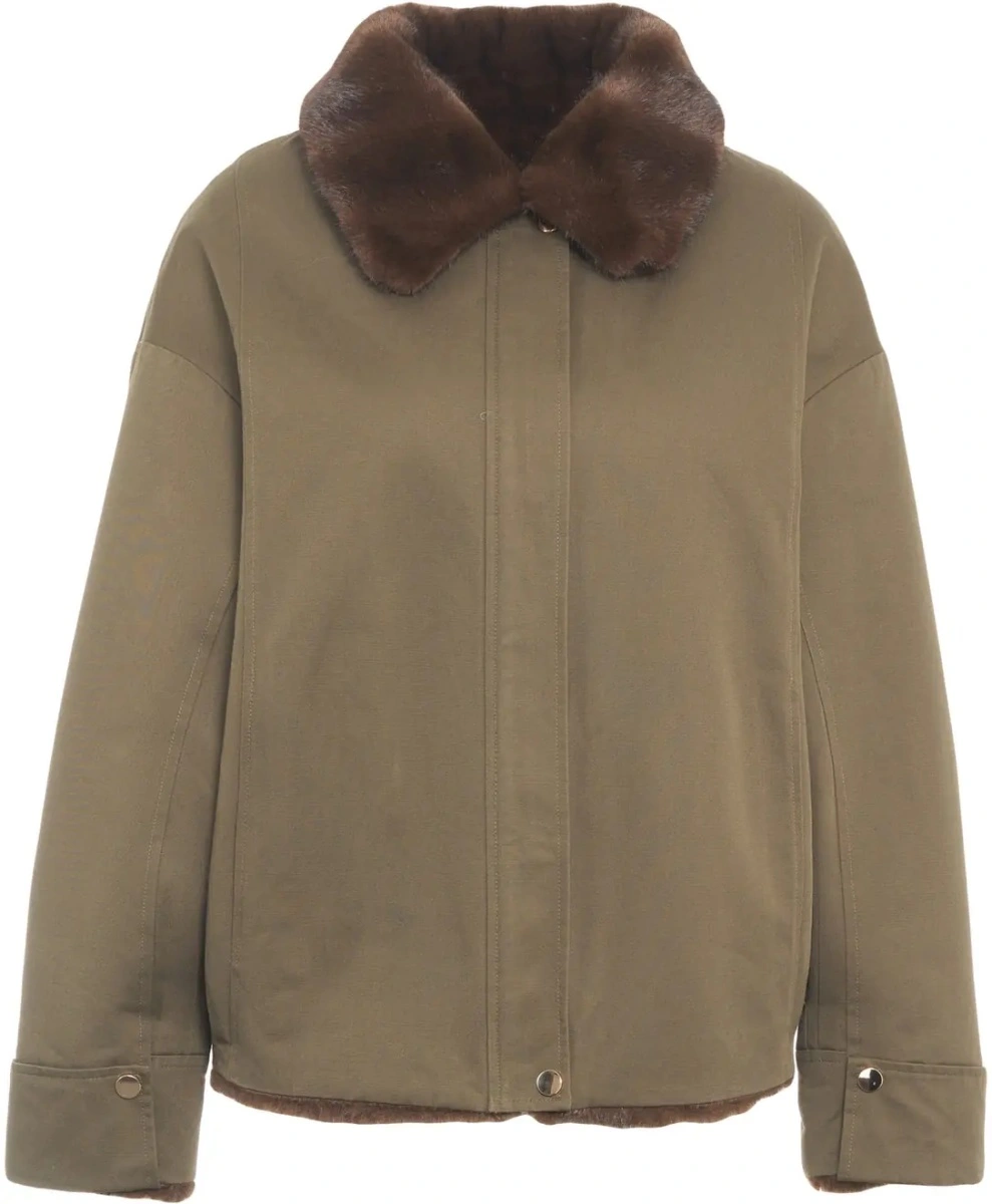 Jacheta Jacket with faux fur collar - Img 2