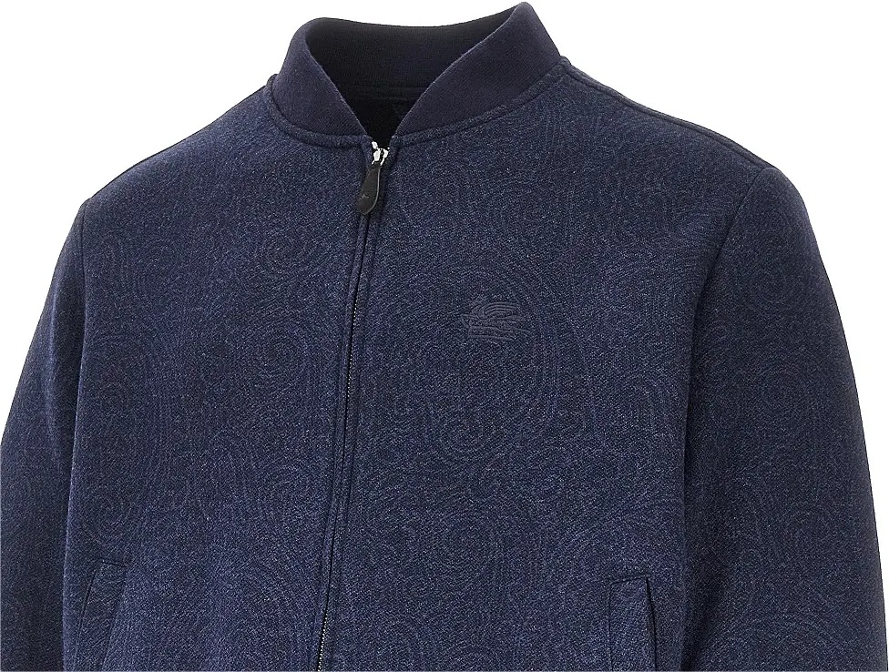 Jacheta Jersey jacket with jacquard Arnica motif - Img 2