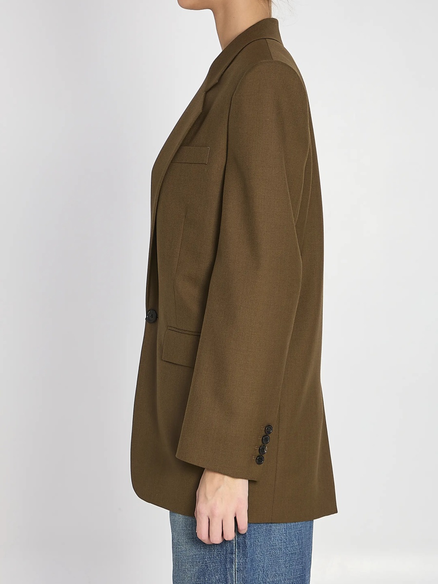 Jacheta Khaki Wool Jacket - Img 3