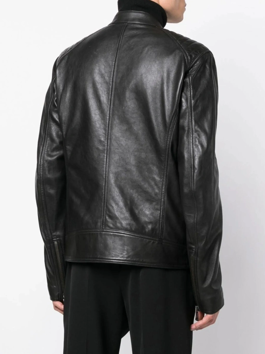 Jacheta Lambskin V Racer Jacket - Img 4