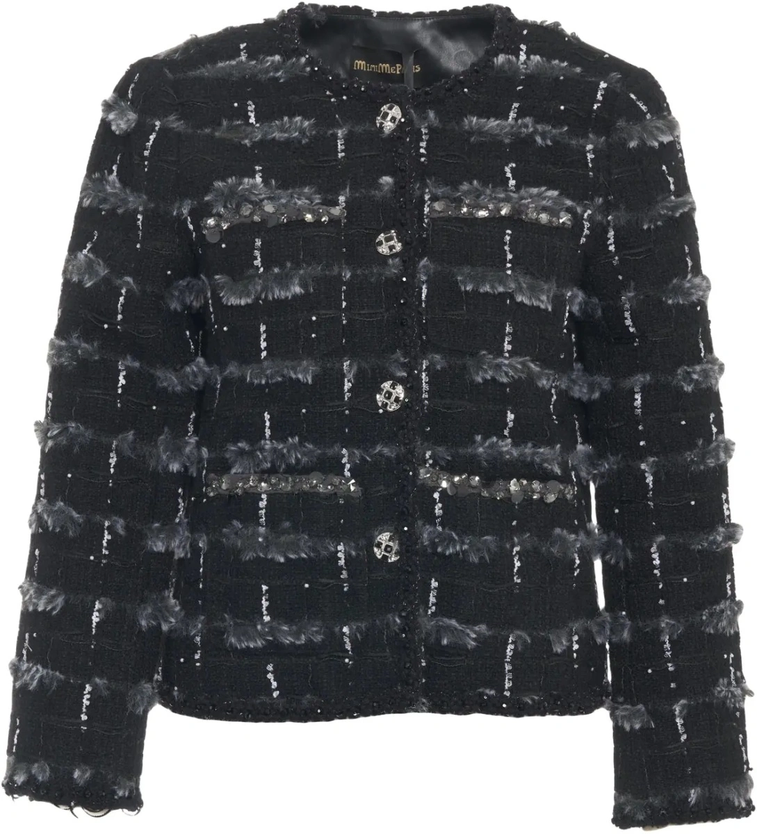 Jacheta Mini Me Paris neagra - Img 2