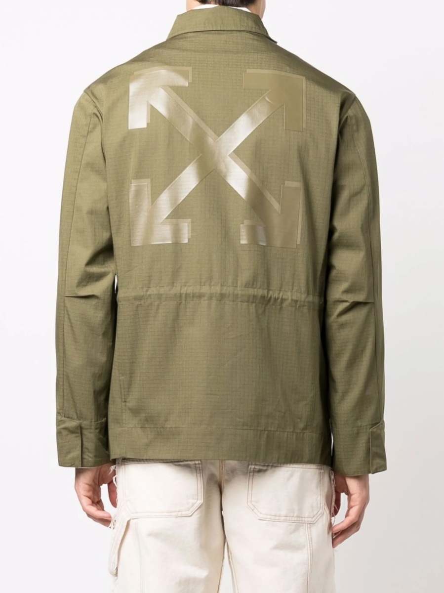 Jacheta Off-White verde - Img 4