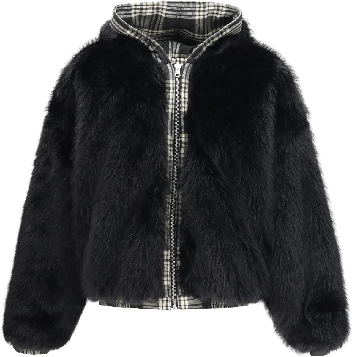 Jacheta Reversible Hooded Bomber - Img 4