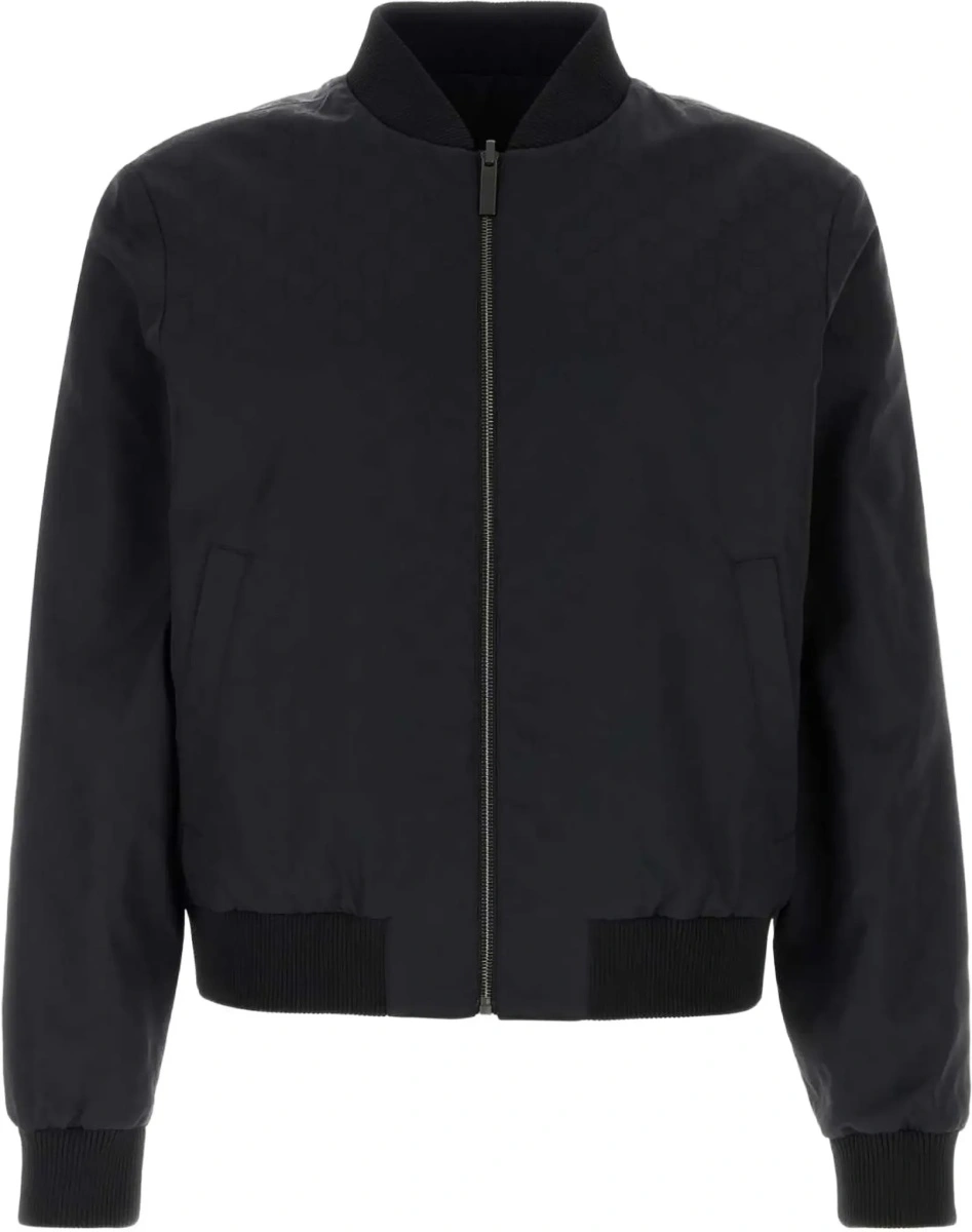 Jacheta Reversible zip Jacket in lightweight silk faille - Img 5