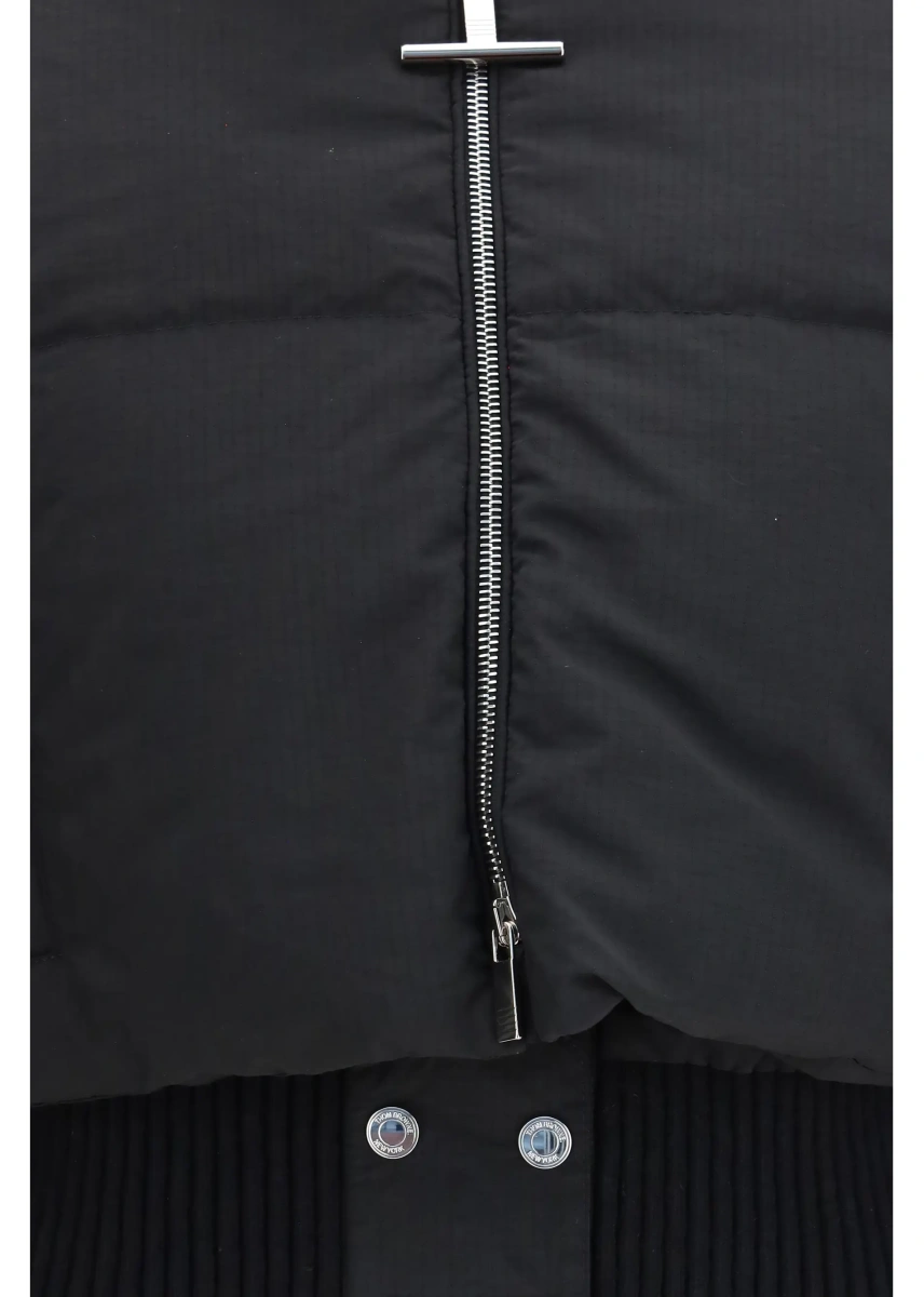 Jacheta Short padded Jacket with front zip - Img 3