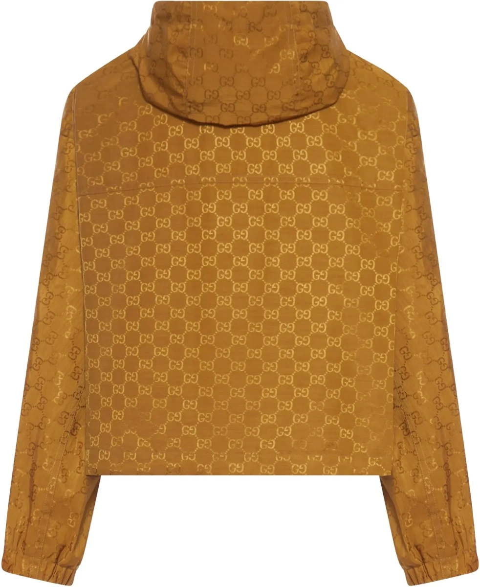 Jacheta Short technical jacquard Jacket with all-over GG motif - Img 4