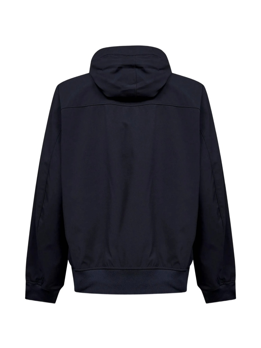 Jacheta Stone Island albastra din polyester si spandex/elastan - Img 2