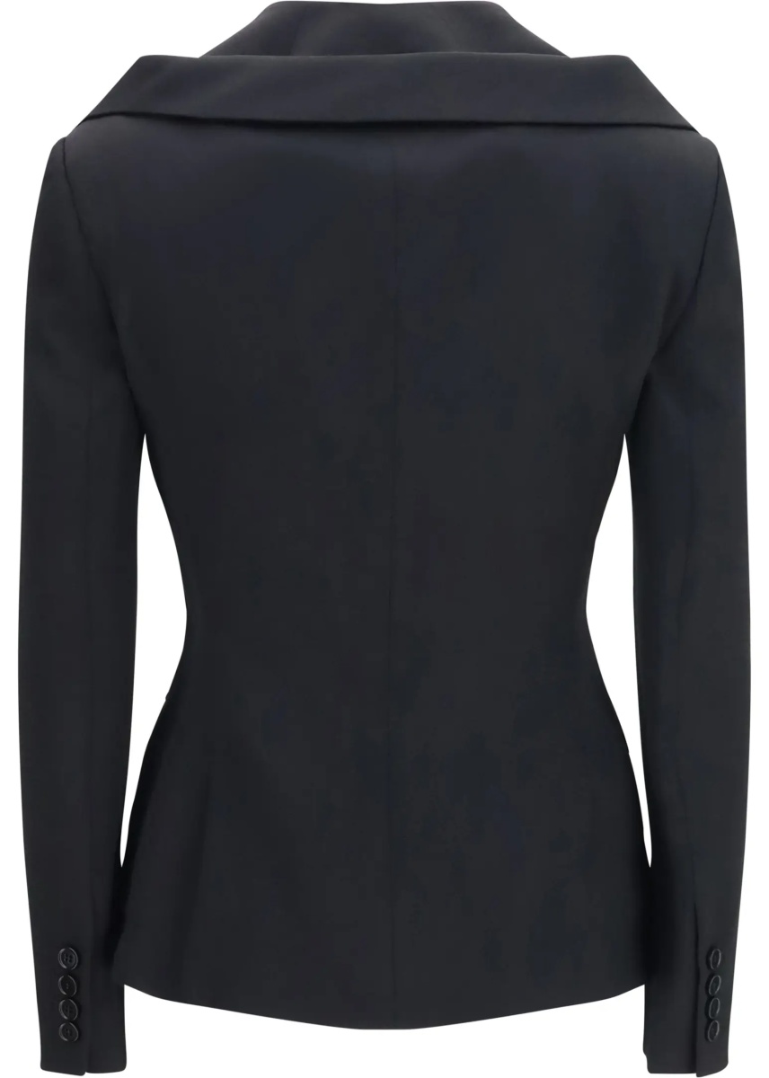 Jacheta Structured off-shoulder Jacket with harness details - Img 2