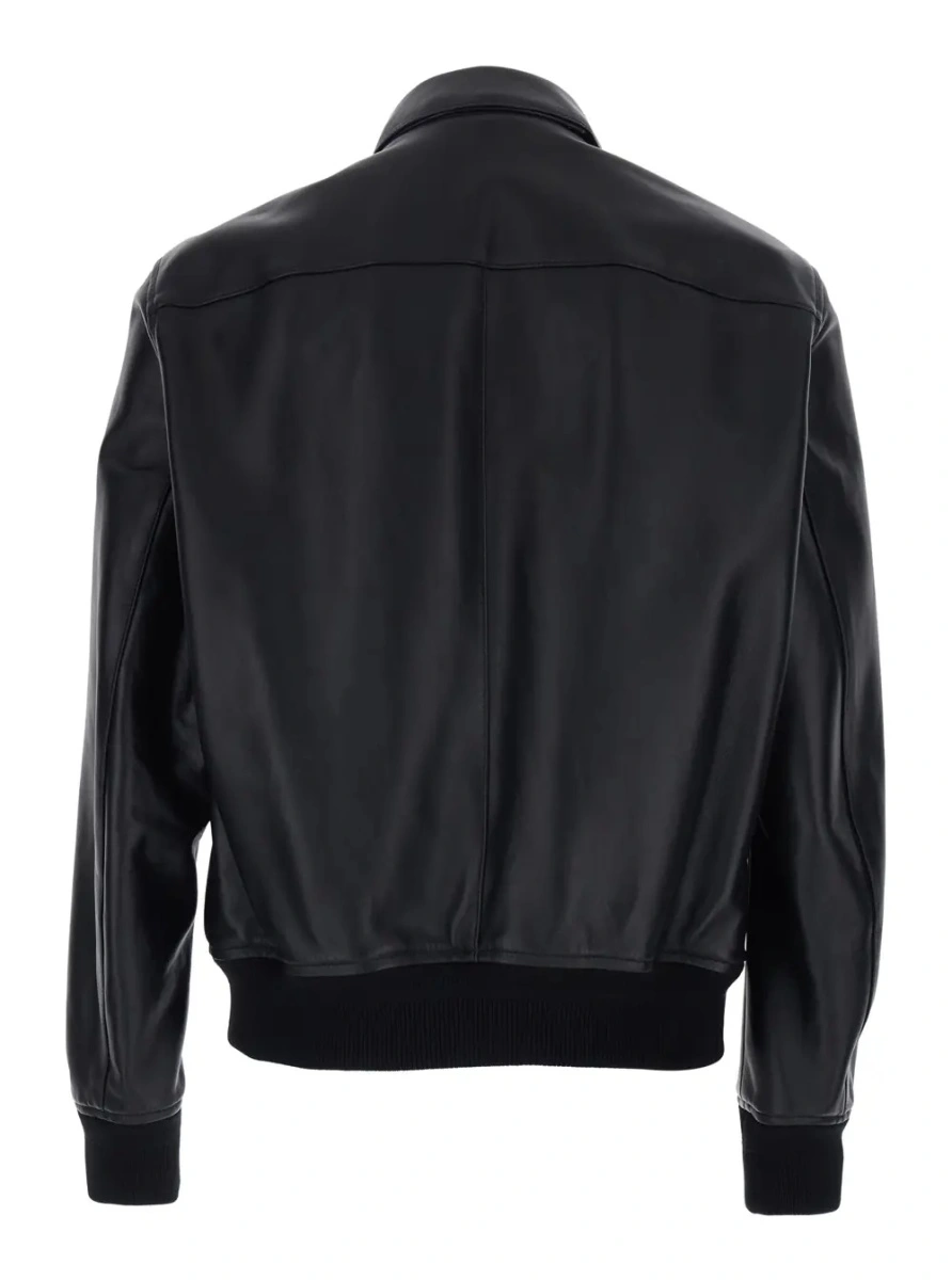 Jacheta Tom Ford neagra din piele - Img 2