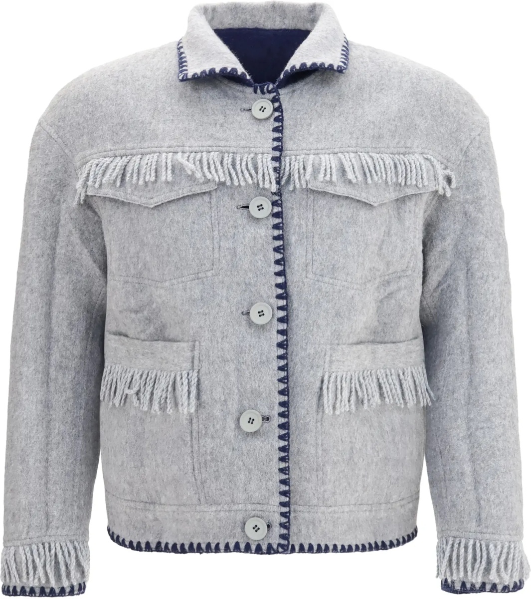 Jacheta Vedu reversible alpaca and wool-blend Jacket - Img 2