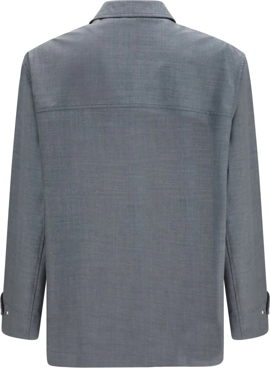 Jacheta Virgin wool Jacket with pockets - Img 2