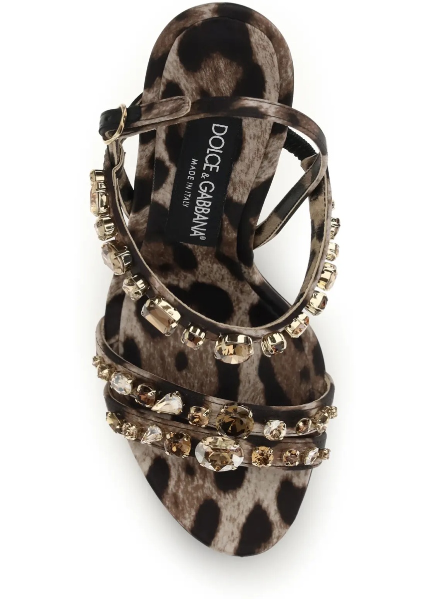 Keira leopard-print Sandals - Img 4