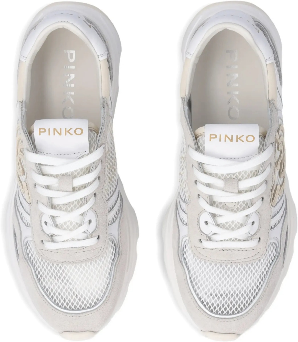 Leather Zoe Sneakers with mesh inserts - Img 5