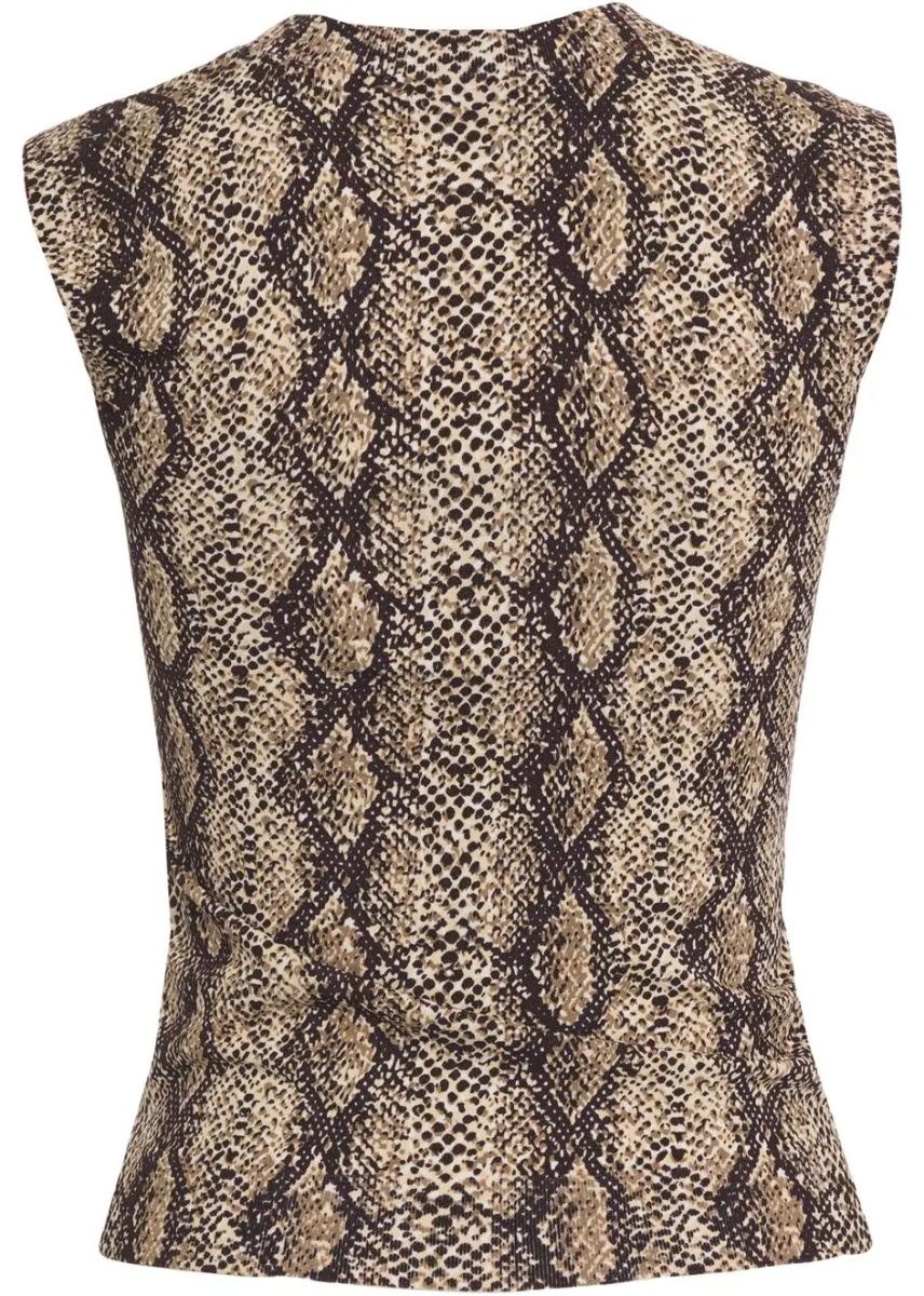 Maiou Top with phyton print - Img 3
