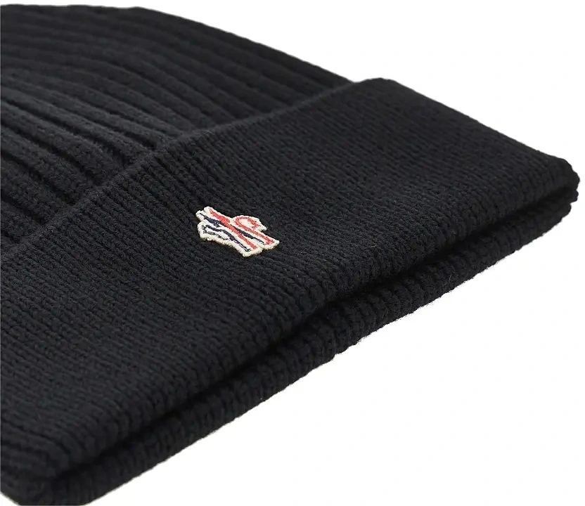 Manusi Logo patch wool beanie hat - Img 3