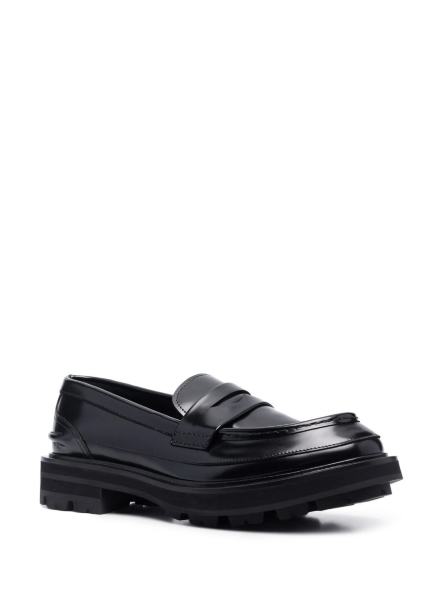 Mocasini Alexander McQueen negri din piele - Img 2
