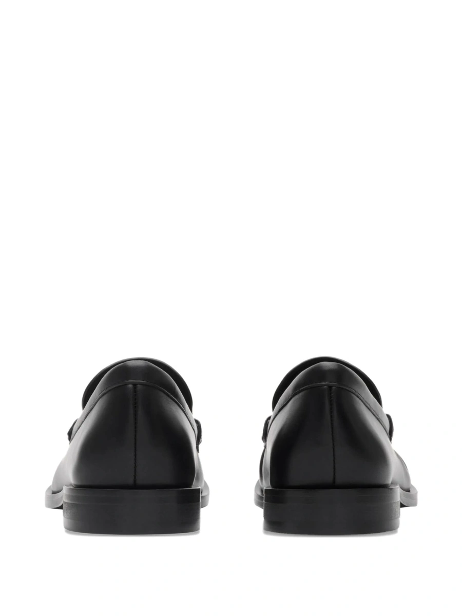 Mocasini Burberry negri din piele - Img 3