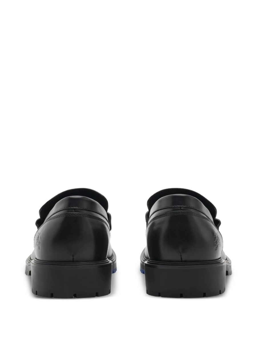Mocasini Burberry negri din piele - Img 3