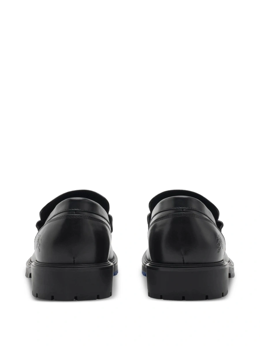 Mocasini Burberry negri din piele - Img 3