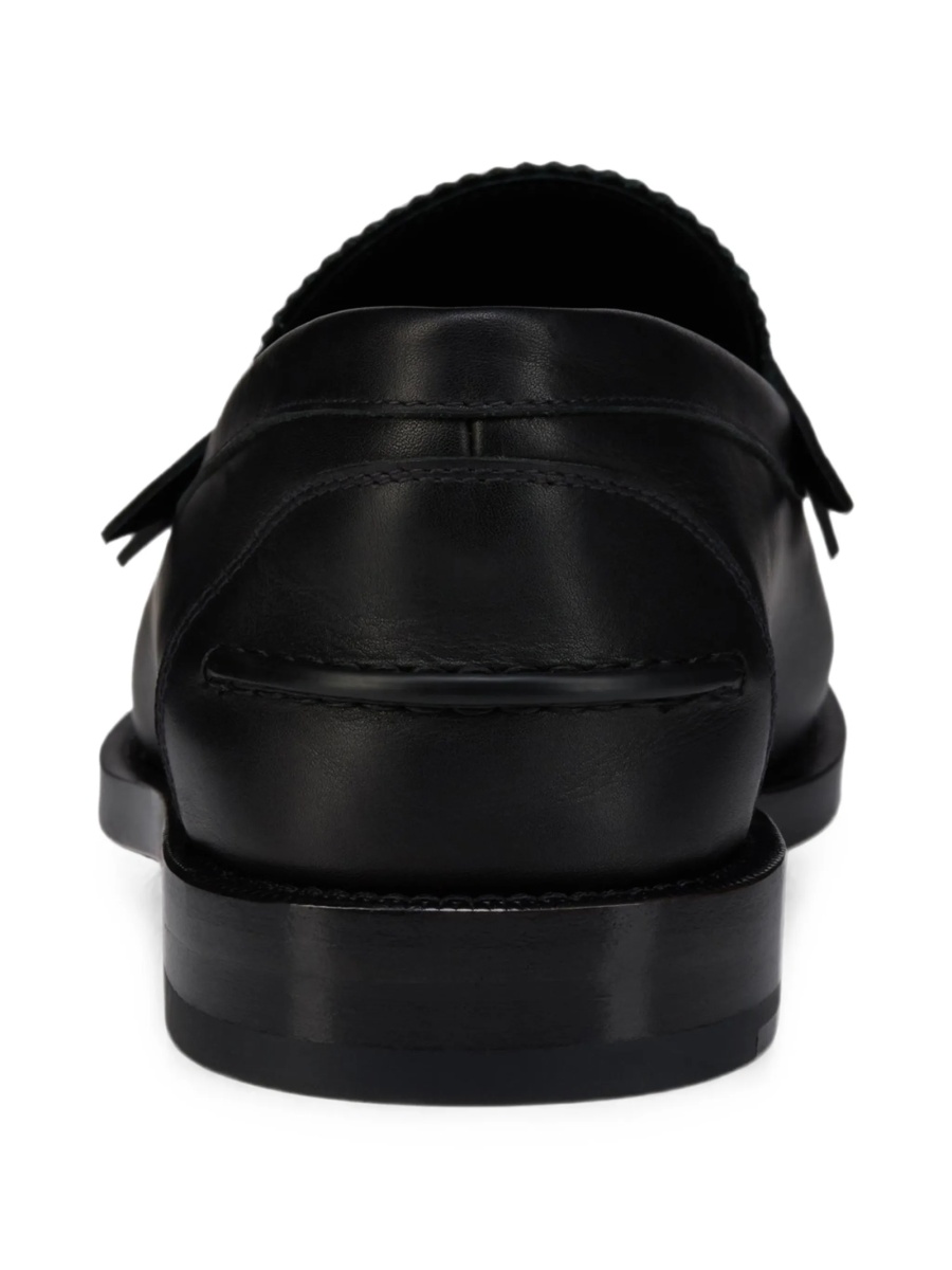 Mocasini Christian Louboutin negri din piele - Img 3