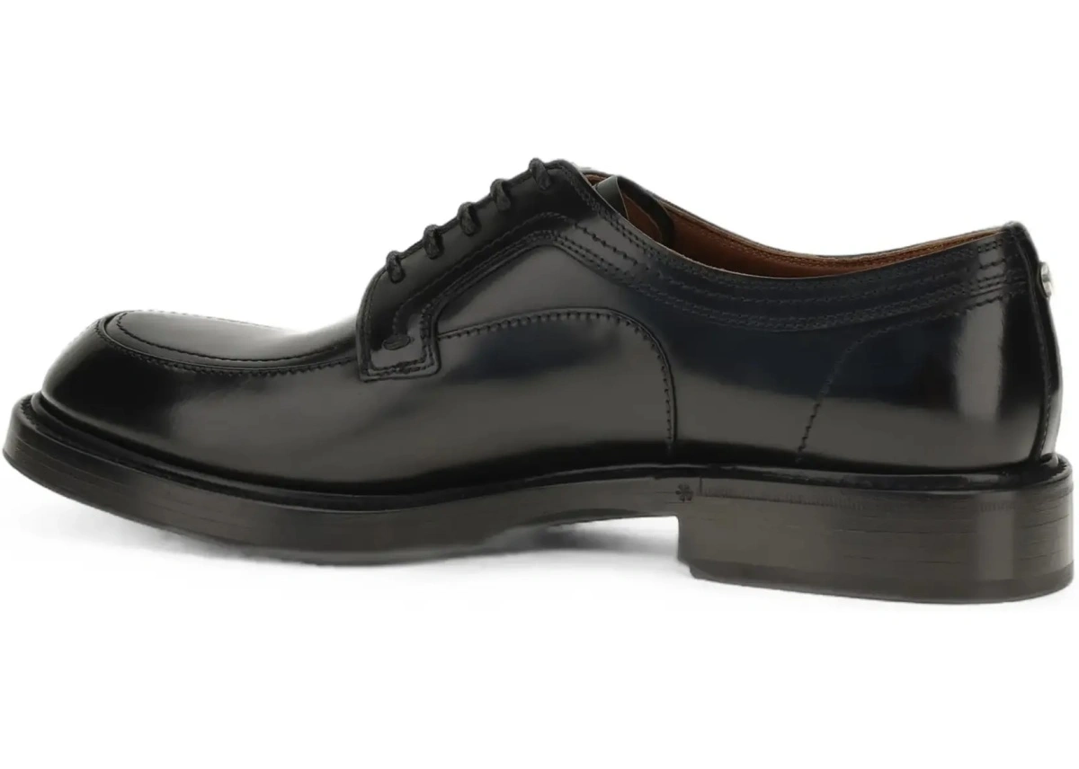Mocasini Dolce &amp; Gabbana negri din piele de vitel - Img 6