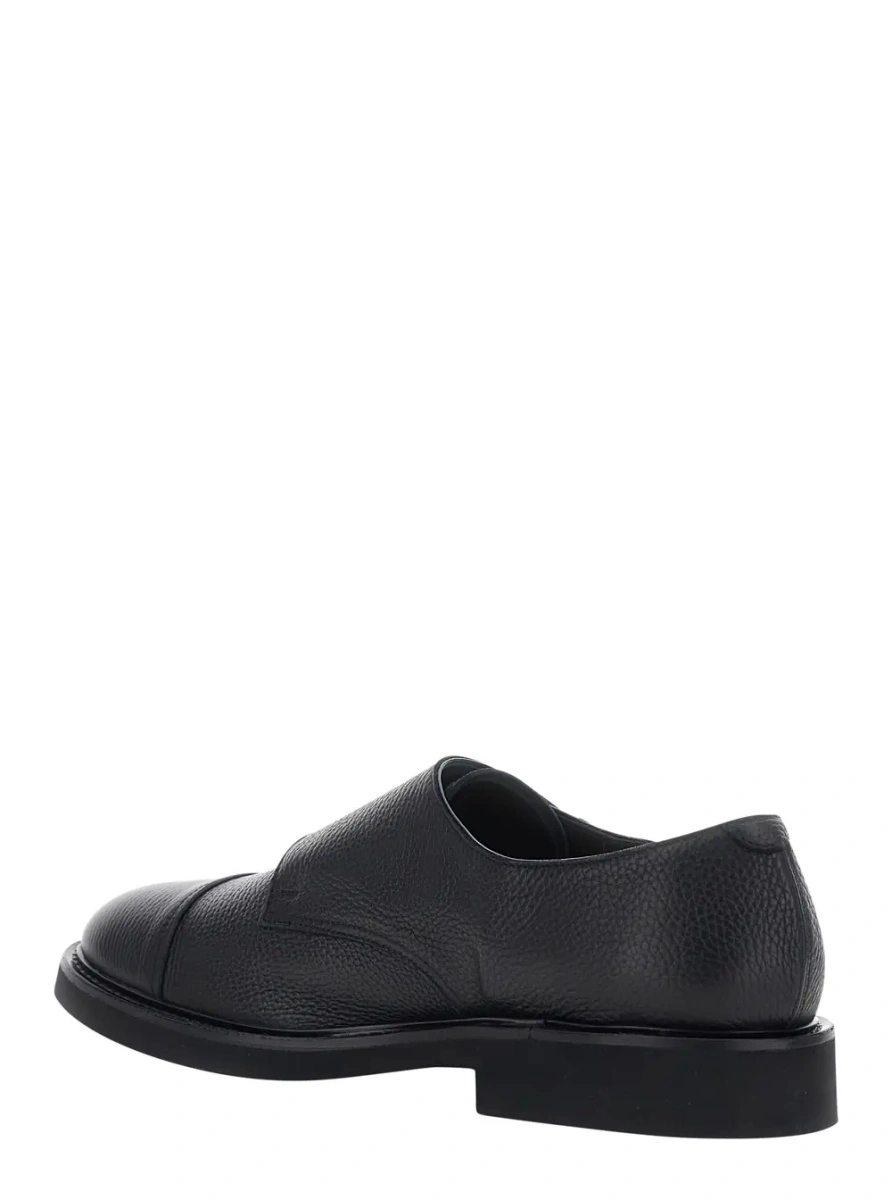 Mocasini Doucal's negri din piele - Img 3