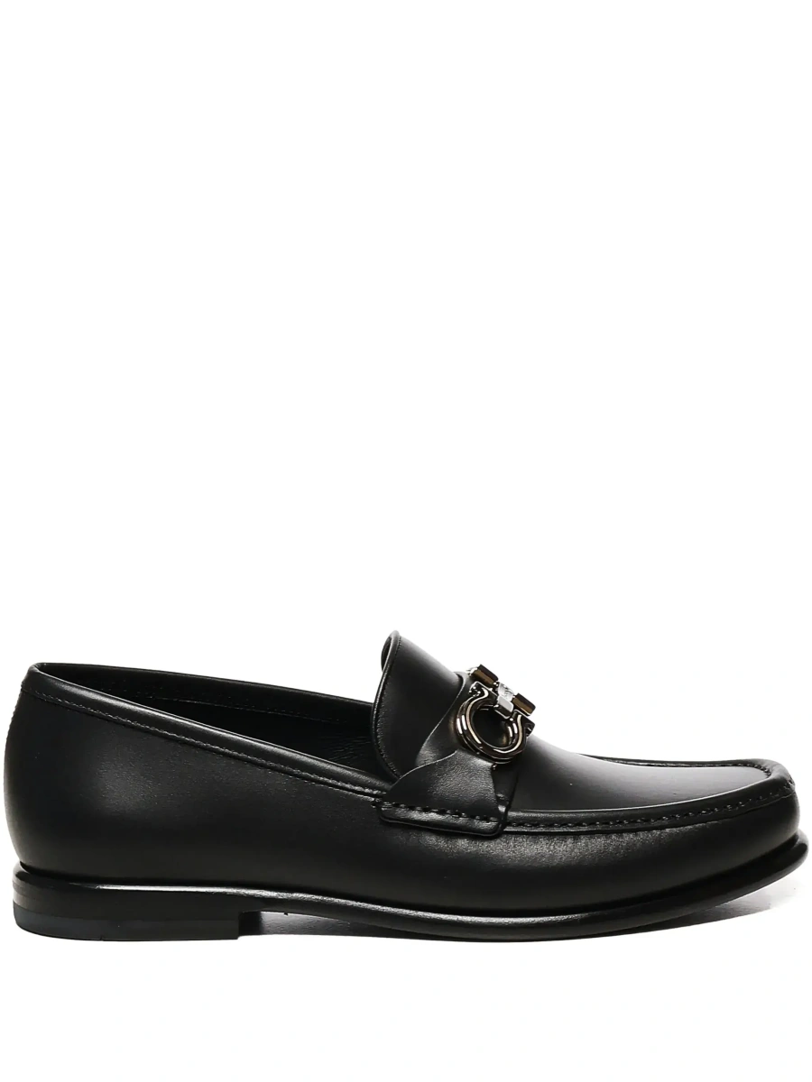 Mocasini Ferragamo negri din piele 'Avril' - Img 8