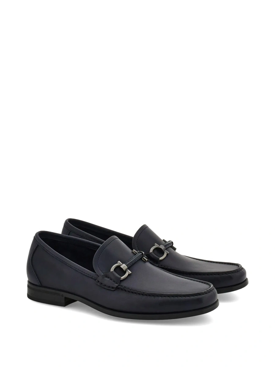 Mocasini Ferragamo negri din piele - Img 4