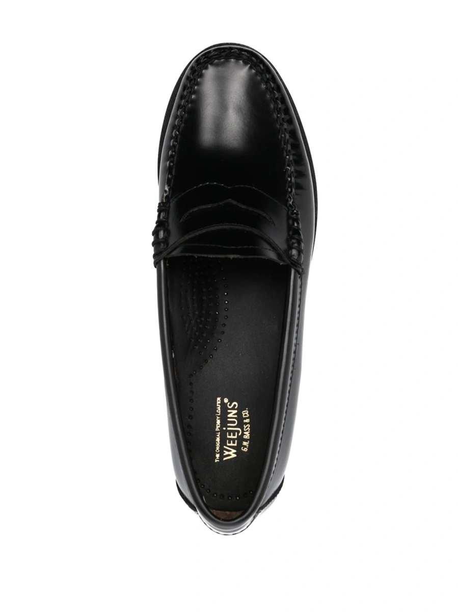 Mocasini G.H. BASS negri din piele - Img 4
